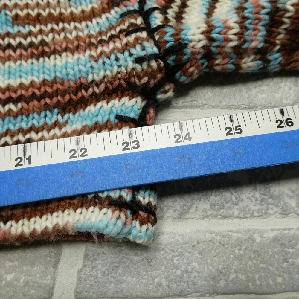 The Ragged Priest Sweater‎ Top Womens Small Ultra Crop Long Sleeve Cable Knit
